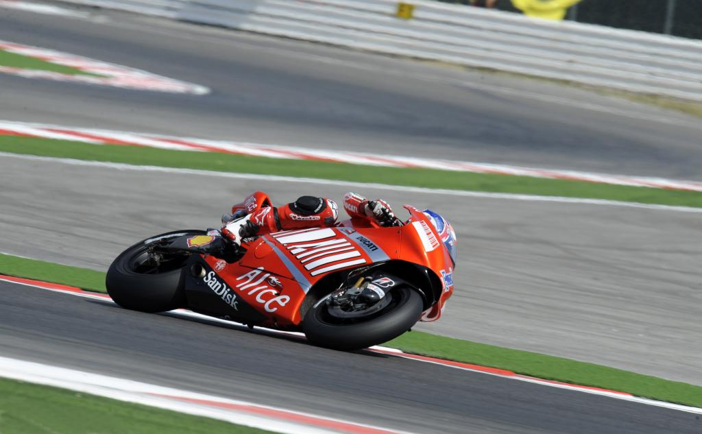 Stoner el mejor en el dÃa uno de las practicas de MotoGP en Misano