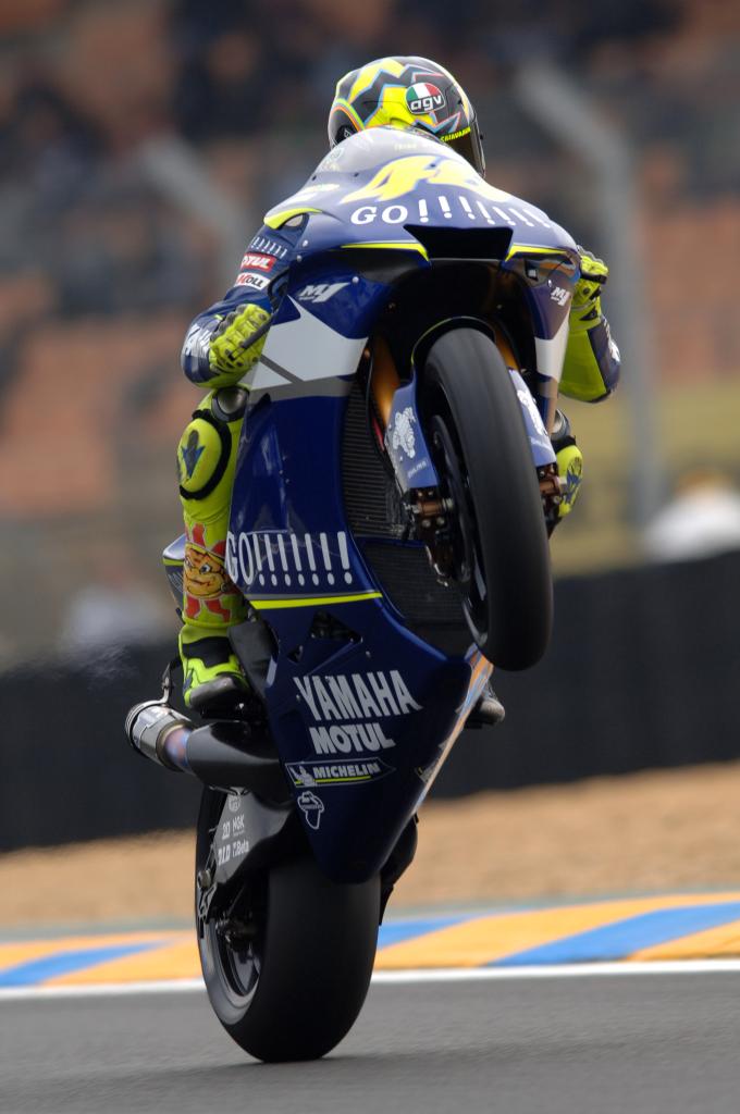 Updated Post: Rossi Captures Pole Position With New Lap Record At French Grand Prix