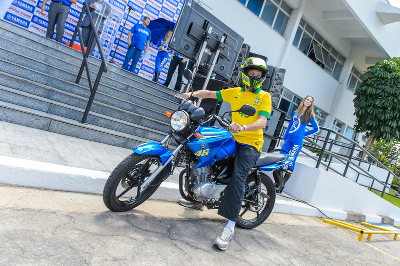 Valentino Rossi Launches New Motorcycle In Brazil