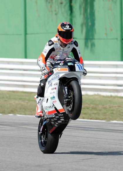 Sam Lowes On Provisional World Supersport Pole Position At Misano