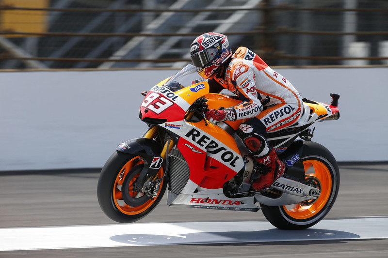 Marquez Fastest In MotoGP Warm-Up At The Red Bull Indianapolis GP