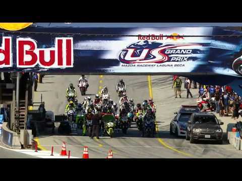 Video: AMA Pro Motorcycle-Superstore.com SuperSport Race From Mazda Raceway Laguna Seca