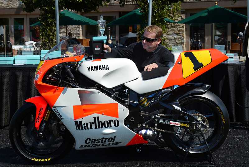 Three-Time 500cc GP World Champion Wayne Rainey Honored At Quail Motorcycle Gathering