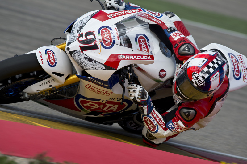 Pata Honda World Superbike Team Makes Progress On Electronics During Test At Alcarras Circuit