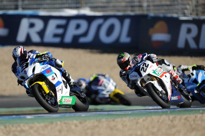 American Kenny Noyes On The Podium In CEV 1000cc Extreme Finale At Jerez