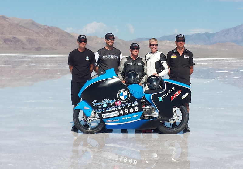 San Diego BMW Motorcycles Sets FIM And AMA Land Speed Records At Bonneville Salt Flats