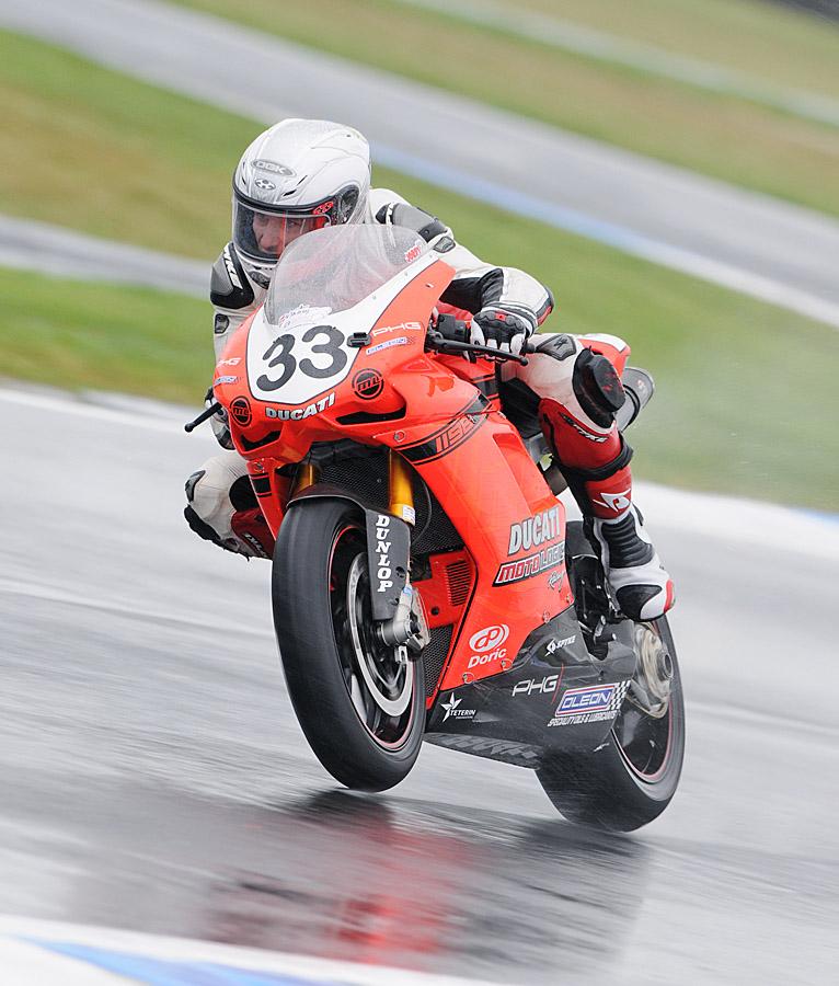 Jamie Stauffer On Provisional Australian Superbike Pole Position At Symmons Plains Raceway
