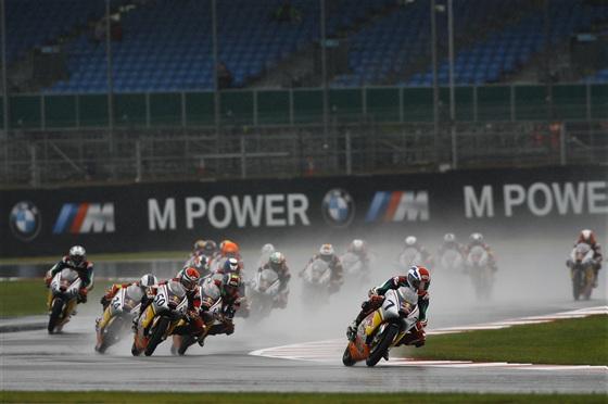 Baldassarri Wins Wet Red Bull MotoGP Rookies Cup Race Two In Great Britain