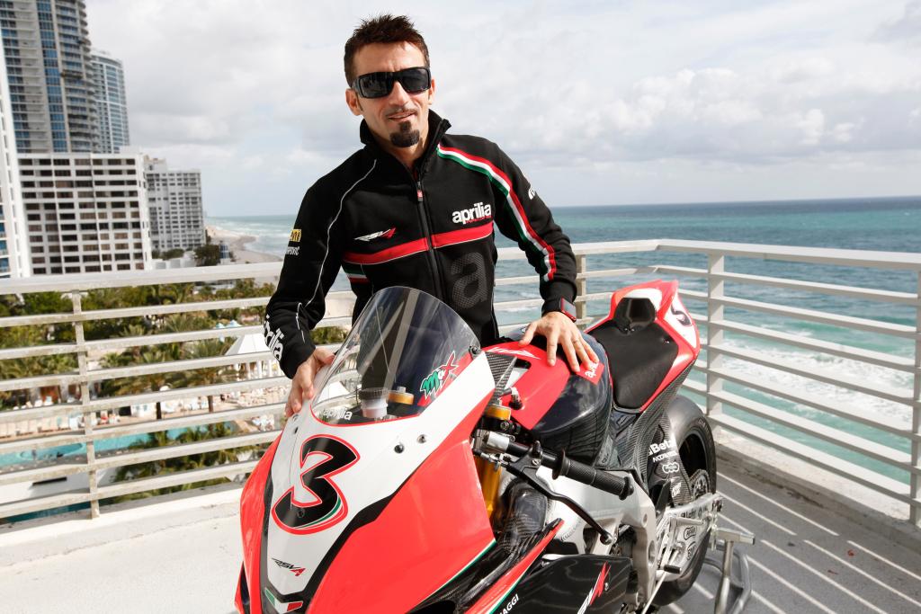 Biaggi, Laverty Attend Piaggio Dealer Convention In Miami, Talk About Phillip Island And Imola