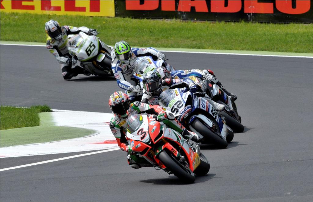 Several Riders Crash On First Lap Of World Superbike Race Two At Monza