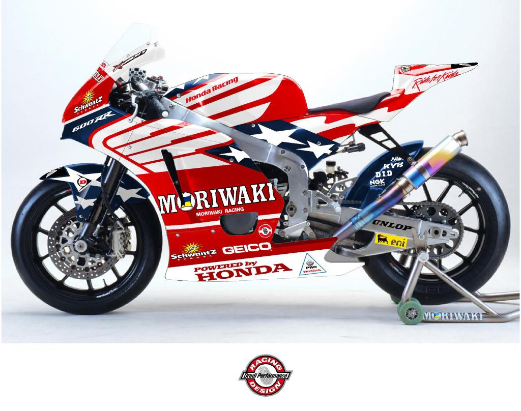 Drudi Designs Graphics For American Honda Indy Moto2 Effort