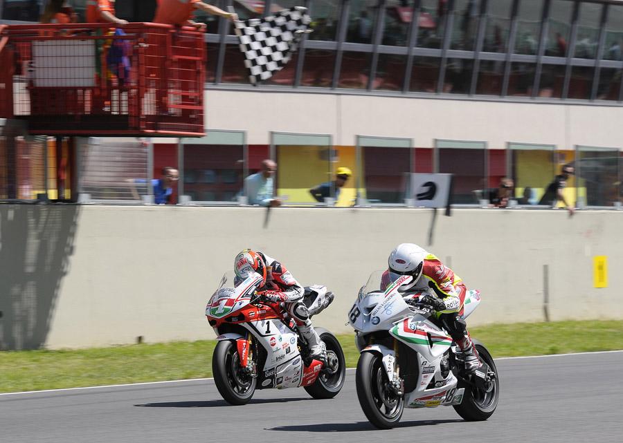 Clementi Nips Baiocco At The Line To Win CIV/Italian Superbike Race At Mugello