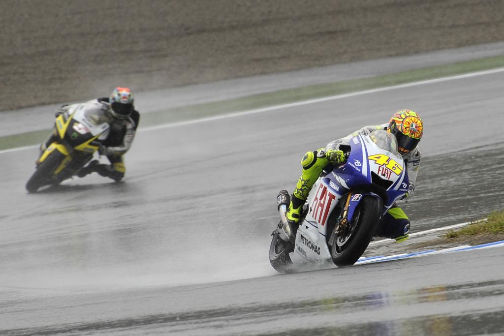 Updated: Rain Washes Out Qualifying At Motegi, Rossi On Pole Based On Combined Practice Times
