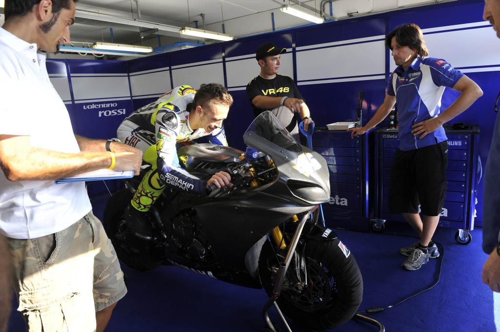 Photos From Valentino Rossi's Test Wednesday At Misano