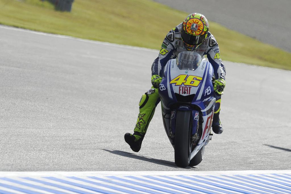Rossi Fastest, Pedrosa Crashes And Breaks Collarbone In First Practice ...