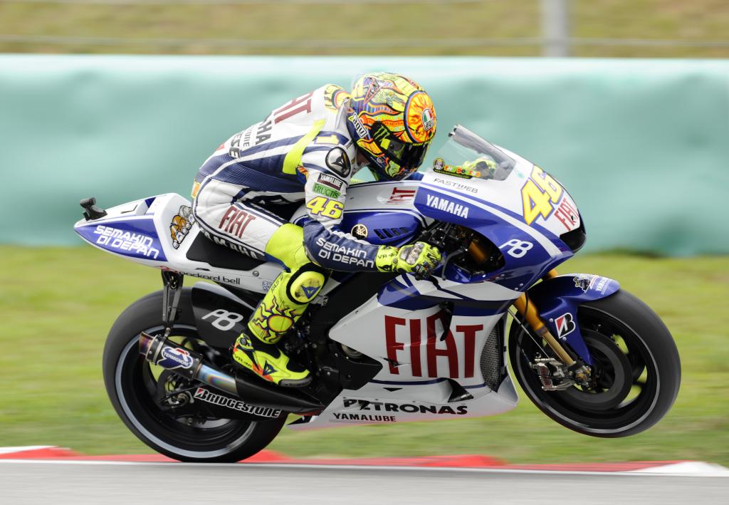 Rossi Leads Opening MotoGP Practice At Sepang; Edwards 6th, Spies 9th, Hayden 15th