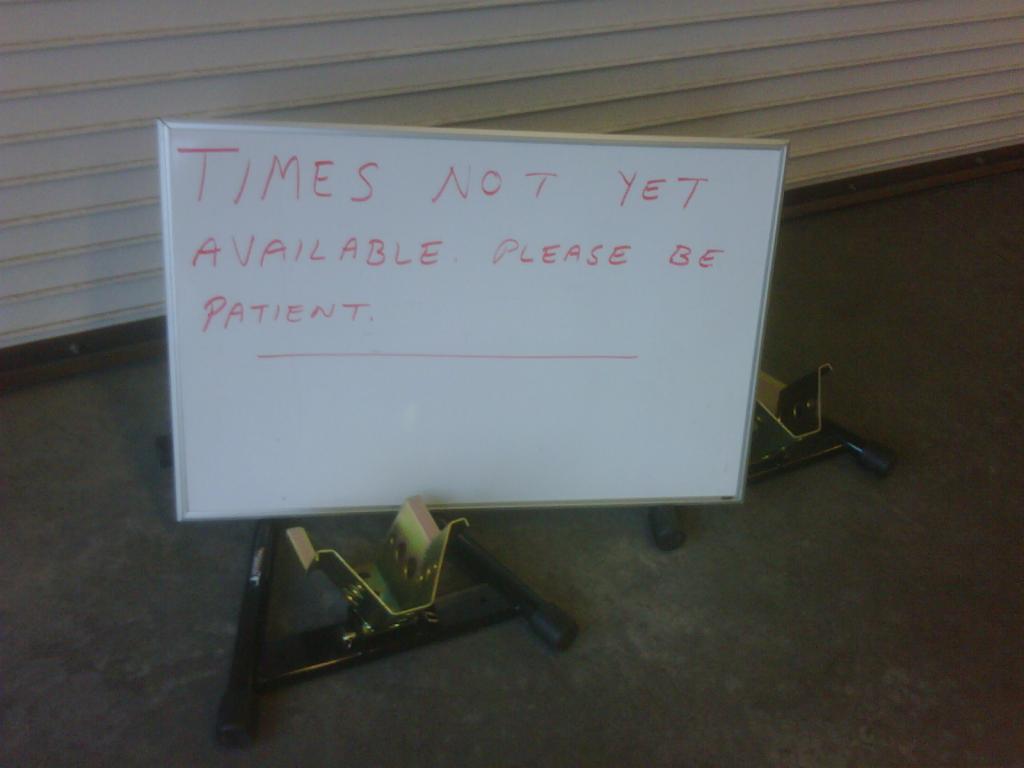 One Way To Determine That AMA Pro Racing Timing & Scoring v.2010 Is Having Some Difficulties...