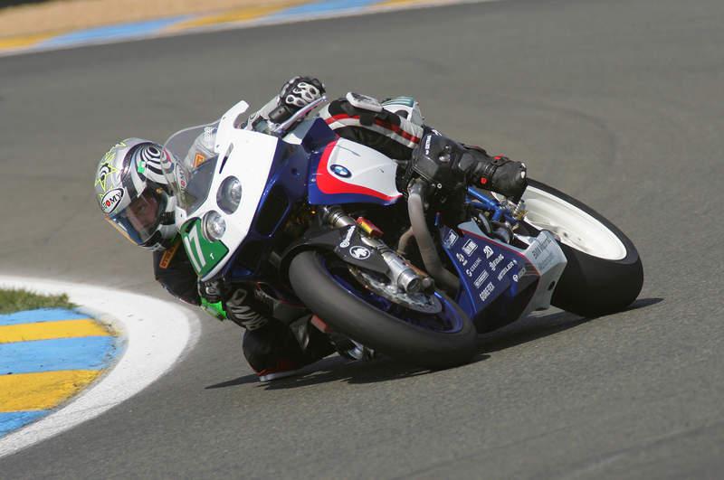 Nate Kern On A BMW R1200S Fitted With A New Valve Train