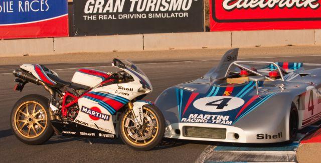 Ducati Displayed A Special Superbike At Last Weekend's Monterey Historic Automobile Races
