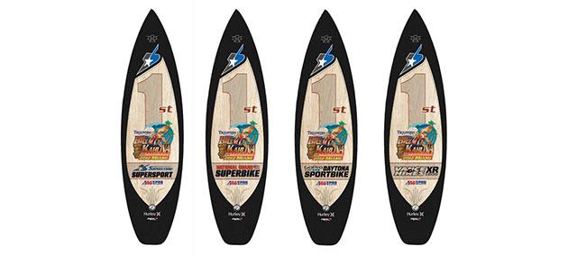 M1 PowerSports Unveils New Surfboard Trophies To Be Awarded At Final Triumph Big Kahuna Rounds