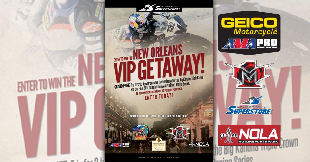 M1 PowerSports Giving Away All-Expenses-Paid VIP Trip To Triumph Big Kahuna New Orleans Event