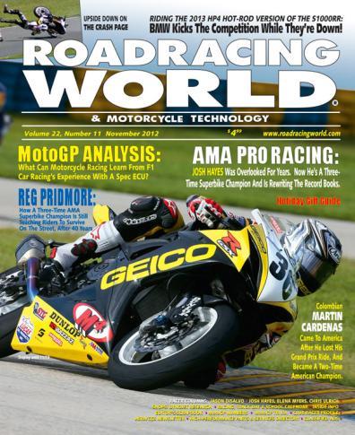 November 2012 Digital Edition Of Roadracing World Now Available