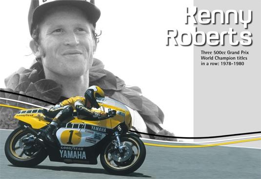 Yamaha Continues Celebrating Its 50th Anniversary Of Grand Prix Racing By Profiling King Kenny Roberts