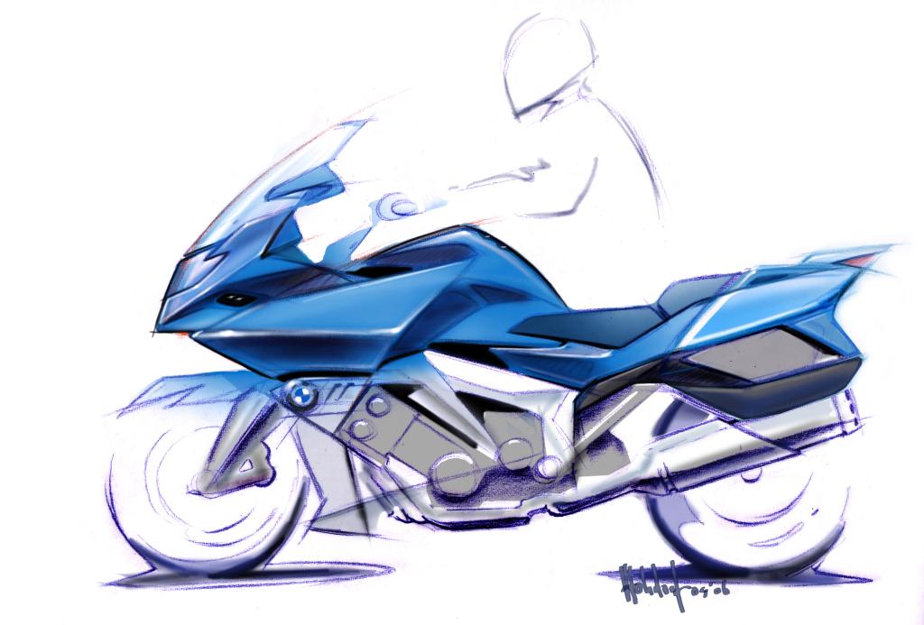 BMW Planning Touring Motorcycle Powered By 160-Horsepower Inline Six Engine