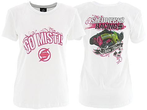 Slednecks T-shirts Feature Racers Misti Hurst And Josh Glaster