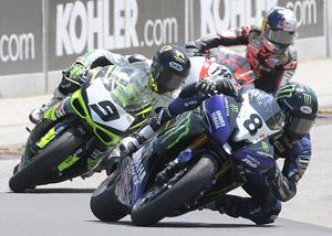 Updated: AMA Pro Daytona SportBike Race One At Road America Ends With Top Five 1.491 Seconds Apart