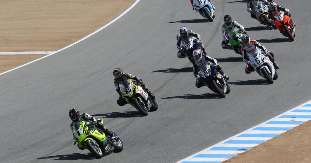 AMA Pro Racing Recaps The SuperSport Race At Mazda Raceway Laguna Seca
