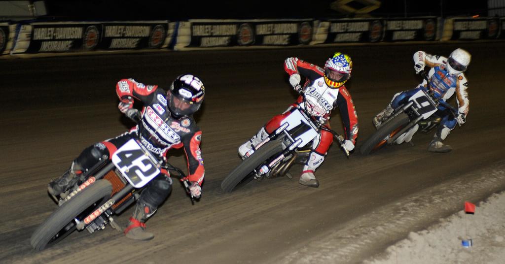 AMA Pro Racing Recaps The Grand National Flat Track Race At The Sacramento Mile