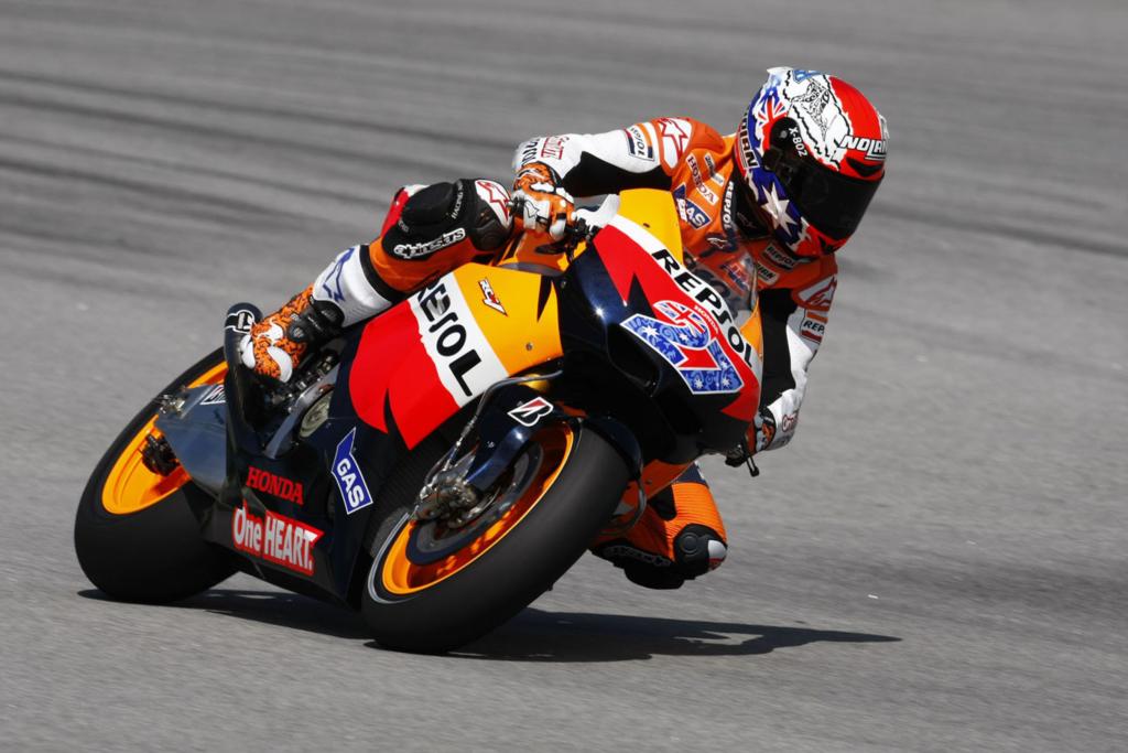 Stoner Fastest On First Day Of MotoGP Testing At Sepang