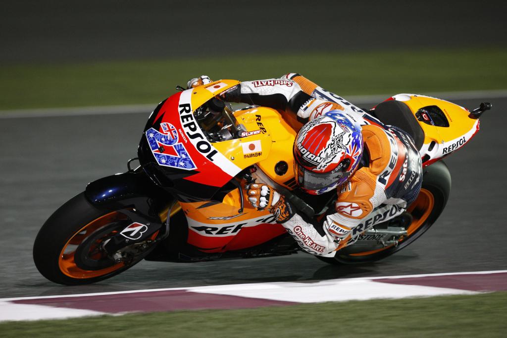 Updated: Stoner Earns First MotoGP Pole Position Of The 2011 Season, In Qatar