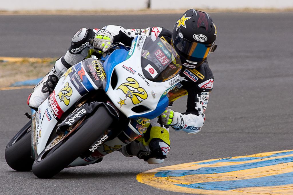 Two Riders Battle To The Finish In AMA Pro Superbike Race Two At Infineon Raceway