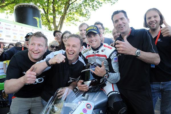 American Mark Miller Rides MotoCzysz To TT Zero Victory At The Isle Of Man