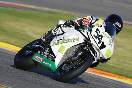 Hannspree Ten Kate Honda's Sofuoglu Bounces Back From Crash To Complete Valencia Test