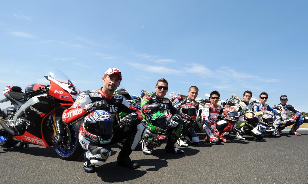 Biaggi, Corser, Haga And Spies Talk To The Media At Phillip Island