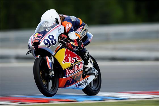 Hanika On Red Bull MotoGP Rookies Cup Pole, American Roberts Qualifies 8th At Brno