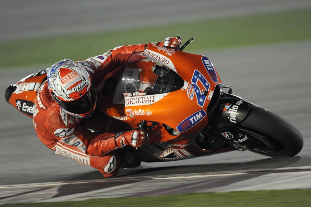 Updated: Rossi Quickest On First Night Of MotoGP Testing At Qatar
