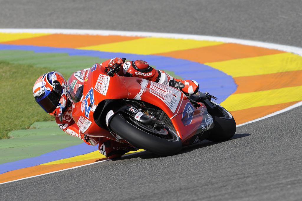 Updated: Stoner Fastest In Friday MotoGP Practice At Valencia, Spies 15th