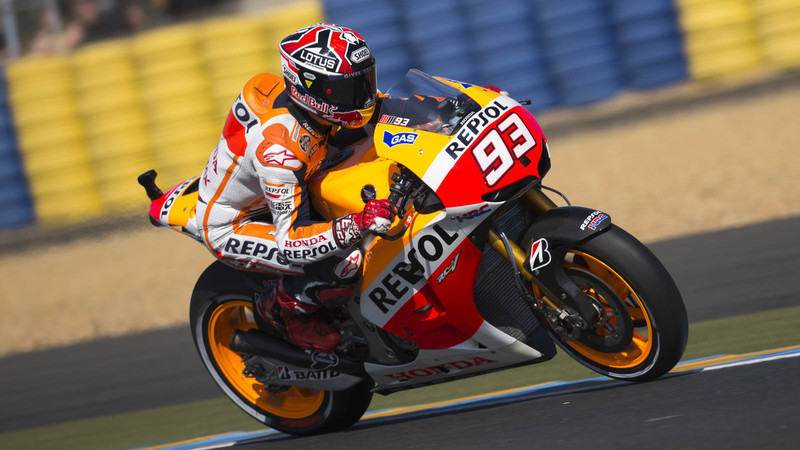 Marquez Claims MotoGP Pole Position, Lorenzo And Dovizioso Will Start From Front Row At Le Mans (Updated)
