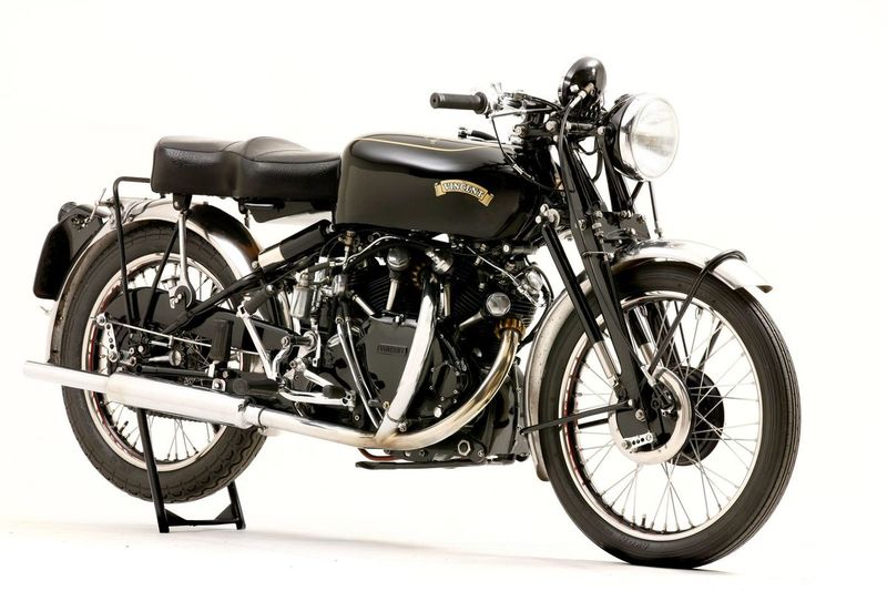 Classic Vincent Motorcycle Motorrad Gürtelschnalle Buckle Black Shadow *069 