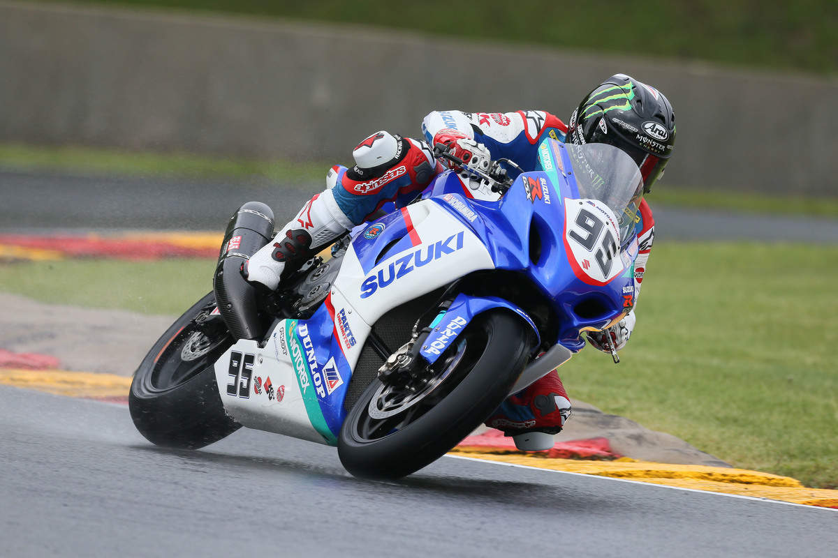 Roger Hayden Tops Wet MotoAmerica Superbike FP3 At Road America ...