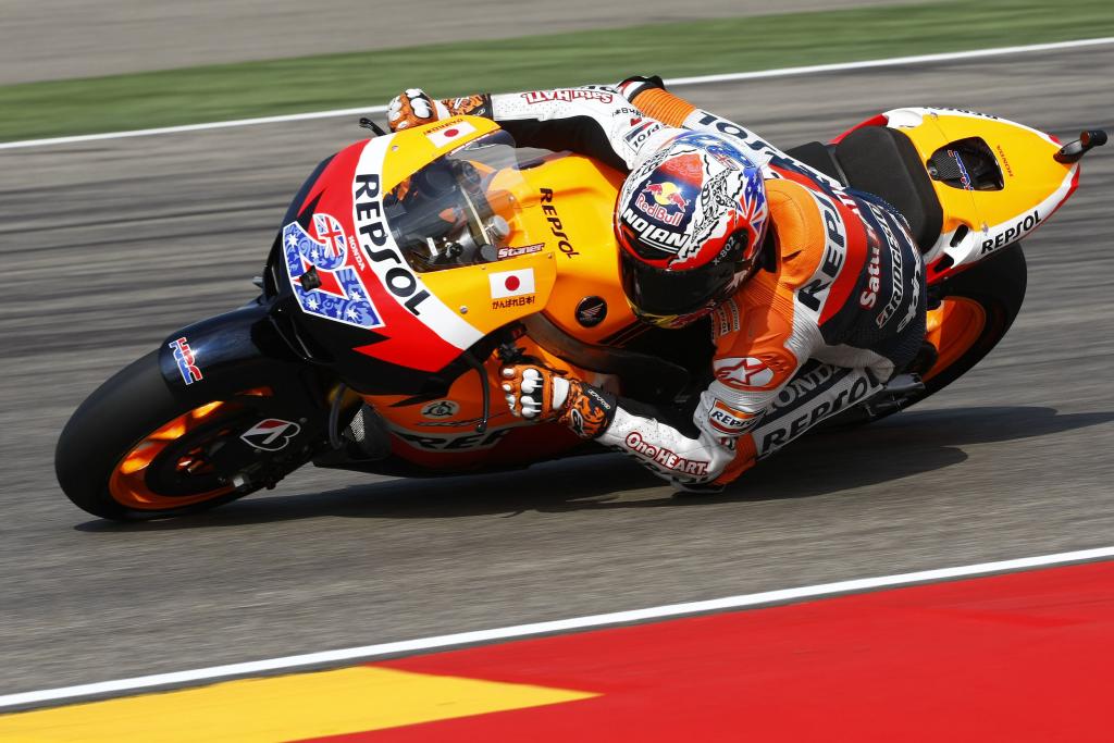 Stoner Over Pedrosa, Spies In MotoGP Qualifying At Motorland Aragon