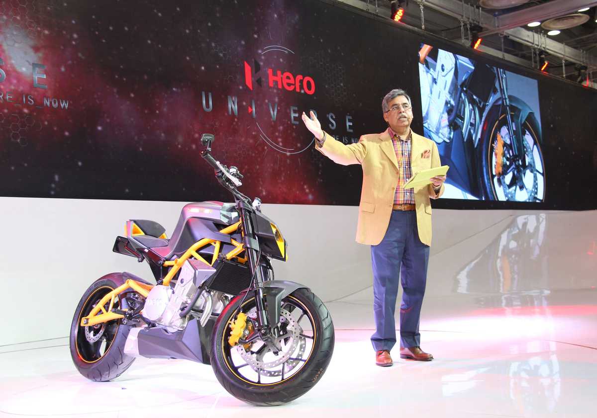 More Models Developed Jointly By Hero Motocorp And Ebr Introduced At Delhi Auto Expo Roadracing World Magazine Motorcycle Riding Racing Tech News