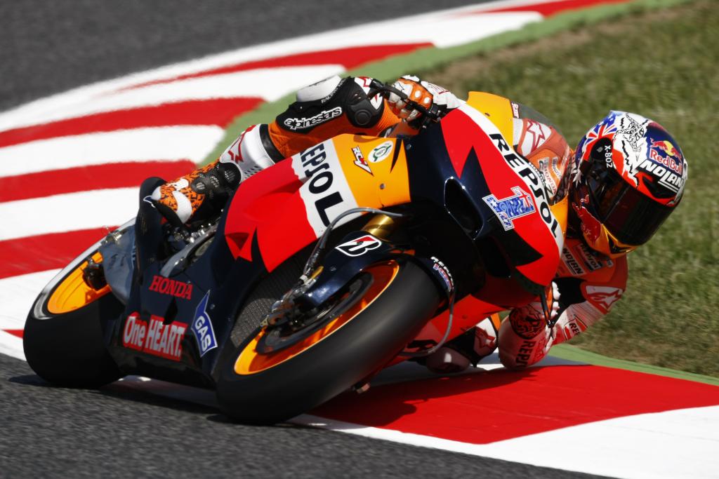 Stoner Says Parts Of Silverstone Circuit Make