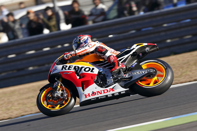 MotoGP World Champion Marquez Rides At HRC