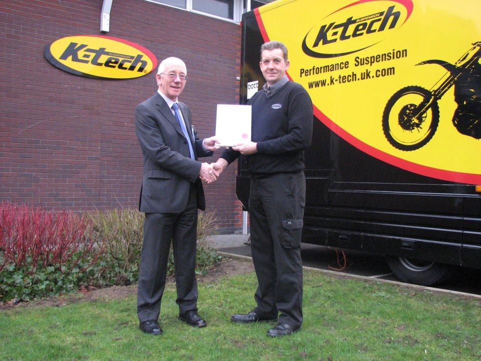 K-Tech Suspension Achieves ISO 9001 Accreditation