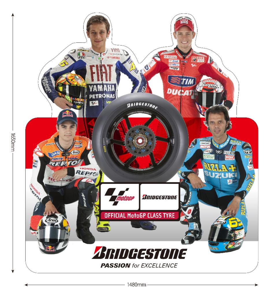 Bridgestone MotoGP Promotional Displays Being Sold To Benefit The Roadracing World Action Fund
